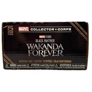 Marvel‎ Black Panther Wakanda Forever Collector Corps Funko Pop Mystery Box NIB